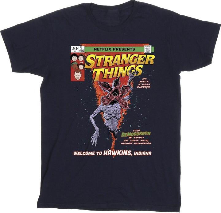 Netflix Stranger Things Comic Cover TShirt Jungen
