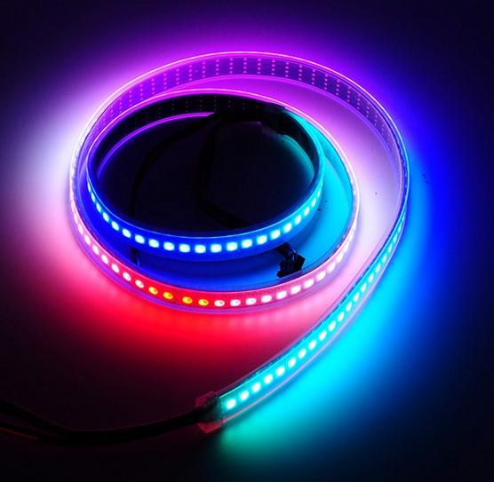 Actual product image OEM APA102 (DotStar) LED Strip 144 LED/Meter 1 Meter