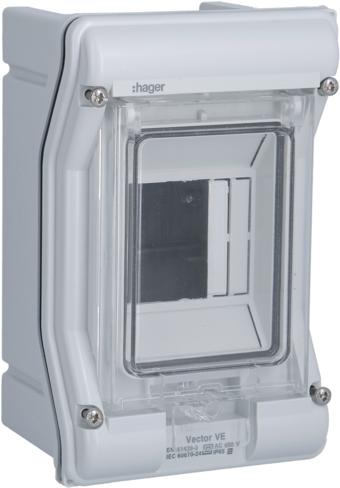 Hager HAG VE103SN Vector IP65, 3 PLE, UV-stabil, o. LE (Verteiler)