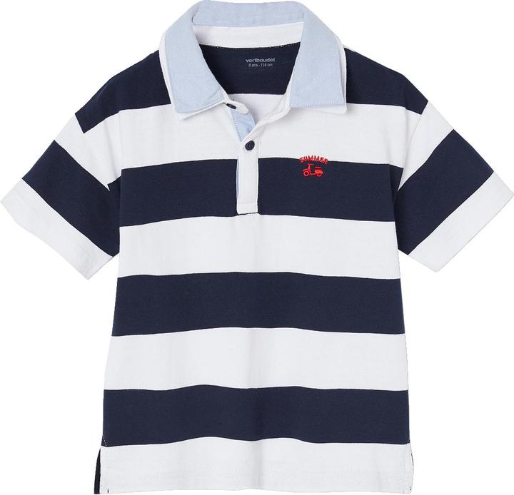 Immagine prodotto Vertbaudet Kinder Poloshirt mit Doppelkragen, Recycling-Baumwolle (92)