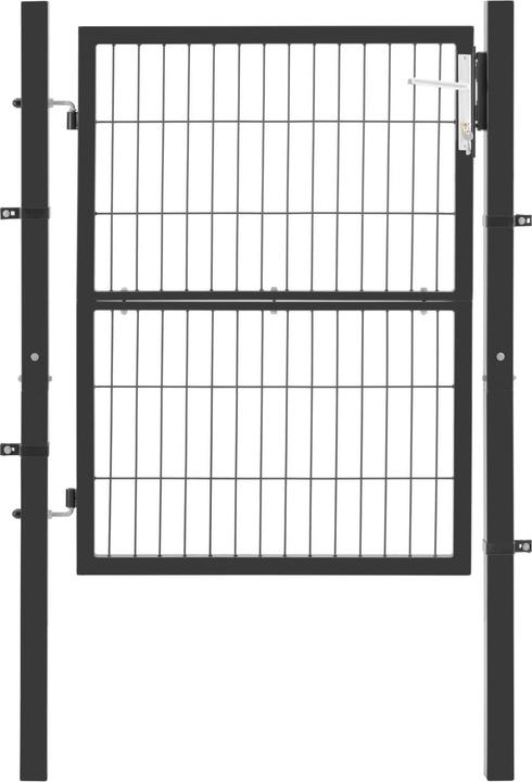 Produktbild Wiesenfield Gartentor Metall Gartentür Zauntor Stabmattenzaun-Tor 105 x 170 cm abschliessbar