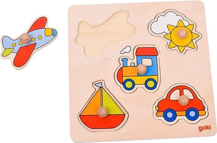 Actual product image Goki 57547 Shape puzzle 5 piece(s) (5 pieces)