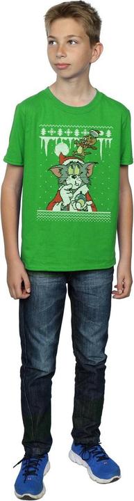 Immagine prodotto Tom & Jerry Christmas Fair Isle Maglietta Ragazzi (140, 146)