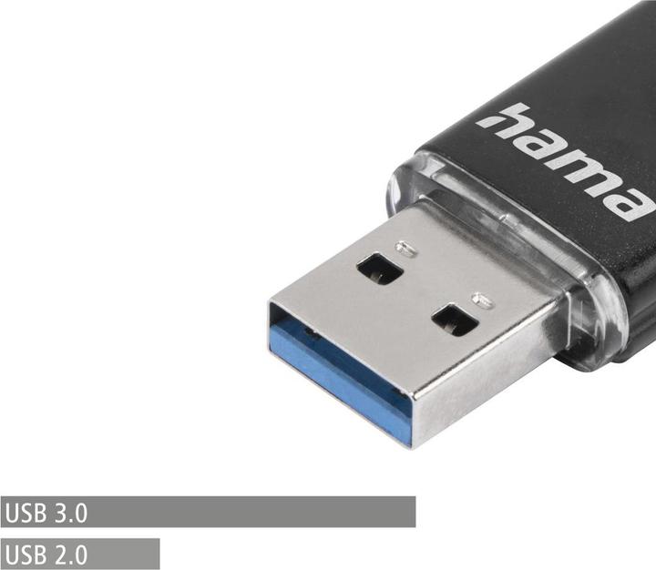 Actual product image Hama Laeta Twin (128 GB, USB-A)