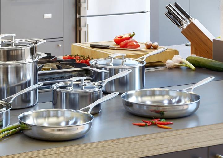 Immagine prodotto Demeyere Padella industriale (24 cm, Padella per friggere, Acciaio inossidabile)