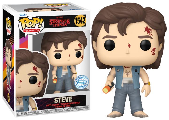 Produktbild Funko POP! Stranger Things Steve (Battle Damaged) Exclusive