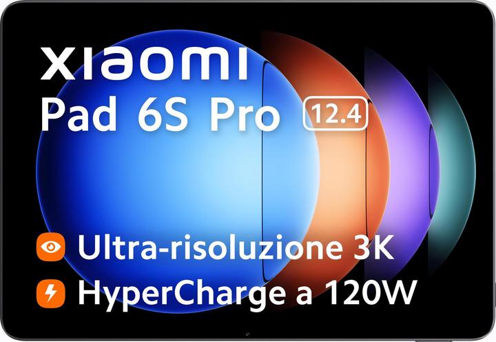 Actual product image Xiaomi Pad 6S Pro (WLAN only, 12.40", 256 GB, Graphite grey)