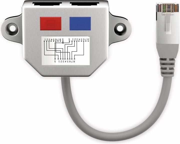 Produktbild Goobay Kabel-Splitter RJ45 (Netzwerk Zubehör)