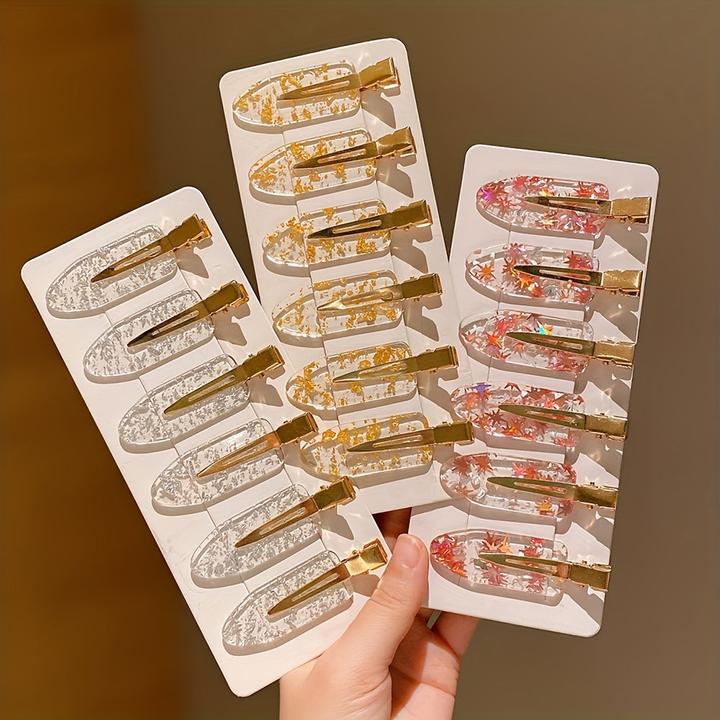 Image du produit Activity Board 18 Stück Elegante Harz Haarspangen Rutschfest, Clip Metall Haarspangen (18 pcs)