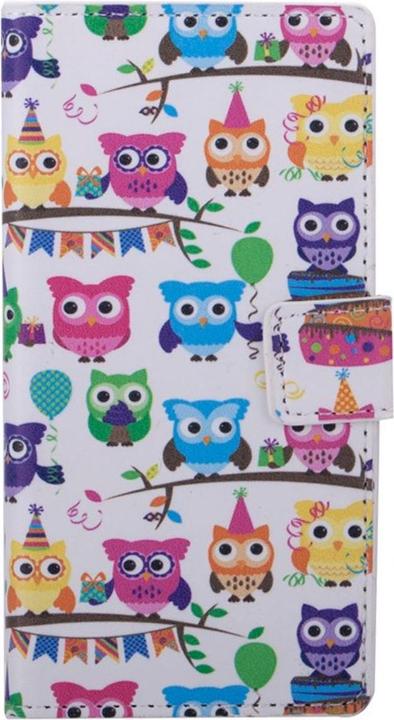 Produktbild König Design Handyhülle Tasche für Handy LG Spirit Bunte Eulen Party (LG Spirit C70)