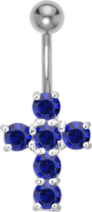 Image du produit Bijouteria Piercing nombril (Acier inoxydable, Laiton, Cristallin)