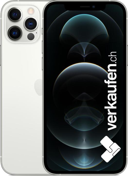 Produktbild verkaufen.ch iPhone 12 Pro (128 GB, Silver, 6.10", 12 Mpx, A / Wie neu)