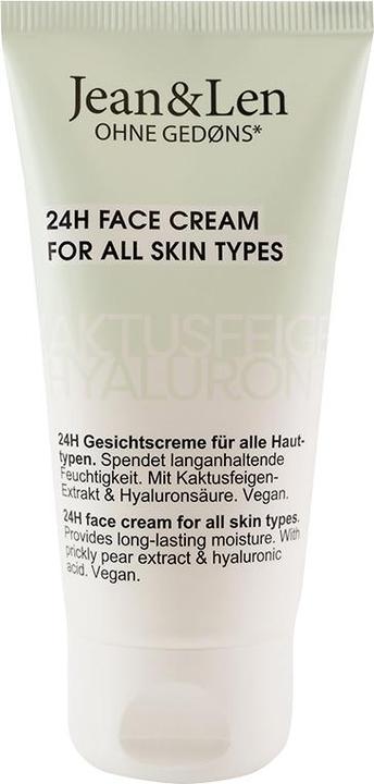 Produktbild Jean & Len Feuchtigkeitsspendende Gesichtscreme Kaktusfeige/Hyaluron (50 ml, Tagescreme)