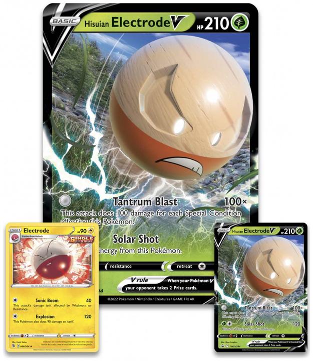 Image du produit Pokémon Hisuian Electrode V Collection (Anglais, Coffret & Collection)