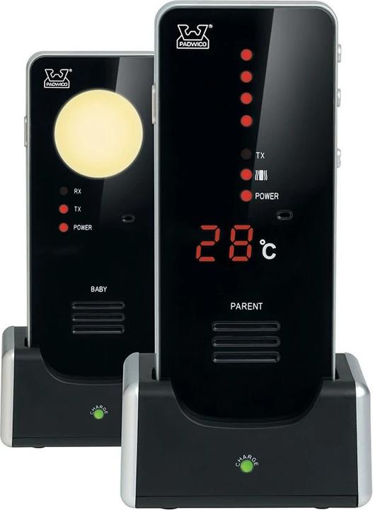 Padwico Itkuh??lytin 850, musta (Baby Monitor Audio, 500 m)