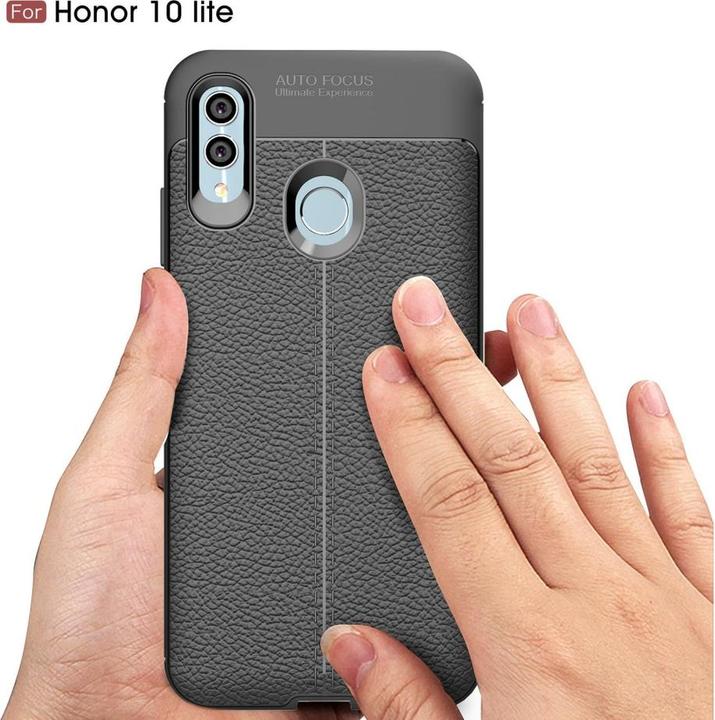 Produktbild Screenguard Honor 10 Lite Hülle Leather Design TPU Cover (Honor 10 Lite)