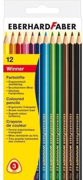 Actual product image EberhardFaber Crayon Winner Case of 12 (12 colours, 12 x)