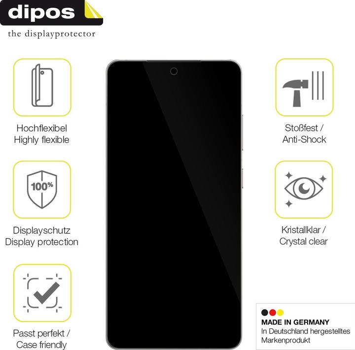 Immagine prodotto Dipos 3D Full-Cover Pellicola Protettiva (1 Pezzo/i, OnePlus 13R)