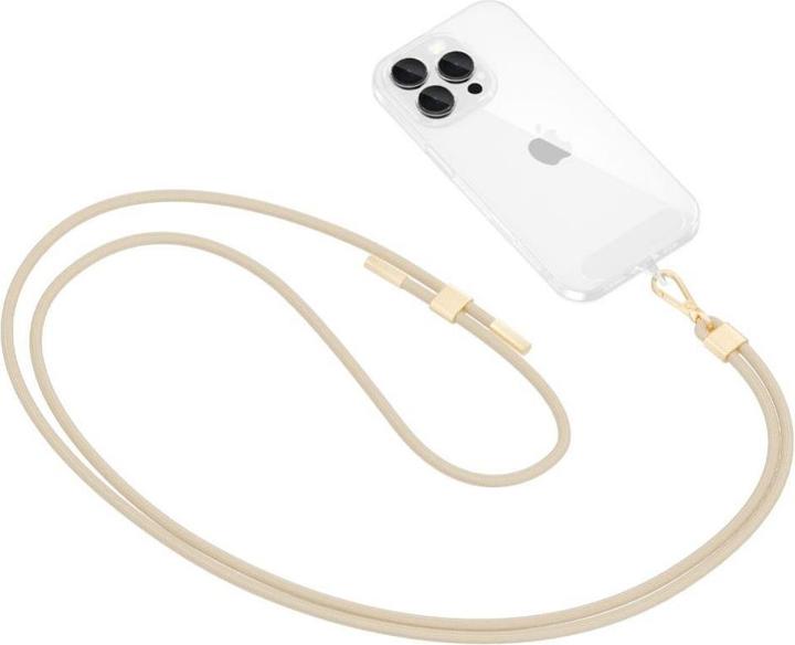 Actual product image Tech-Protect C2S Rope Crossbody Strap Leash - Beige