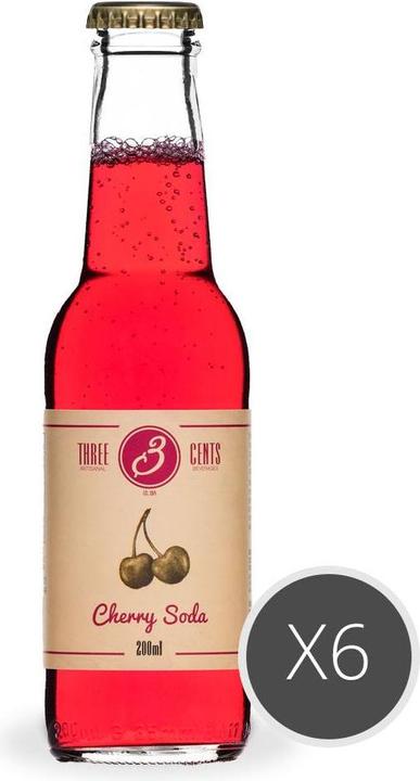 Produktbild Three Cents Cherry Soda (6 x 20 cl)