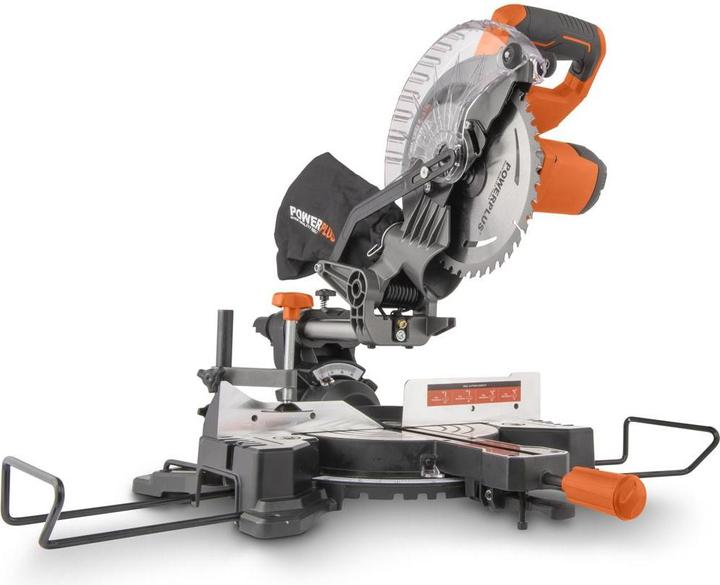 Powerplus Troncatrice telescopica Dual Power 20V Ø 210mm - batteria e caricatore esclusi - 1 Acc.