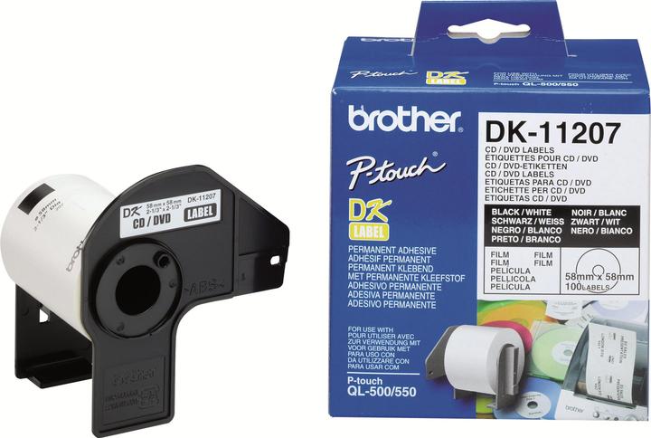 Produktbild Brother DK-11207 CD/DVD-Etikett