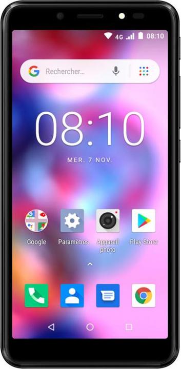Actual product image Konrow Easy 55 - Android 8.1 - 4G - Display 5.34" - Dual Sim - 8GB, 1GB RAM - Black (8 GB, Black, 5.34")