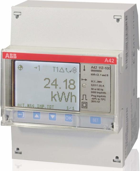 ABB A42 312-100 A42 312-100 MesswandlerzÃ¤hler, RS-485 A42 312-100