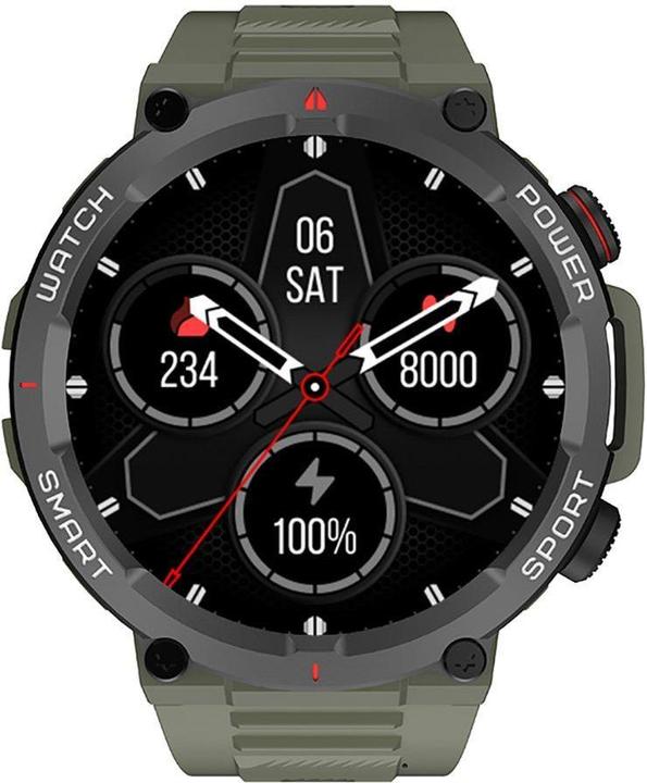 Produktbild Blackview W50 (Connected Watch - 1.39" - Integriertes Mikrofon) Grün (47.50 mm)