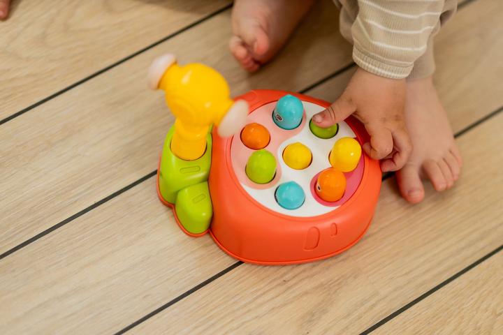 Actual product image Scandinavian Baby Products Hammering toy - Whack a mole