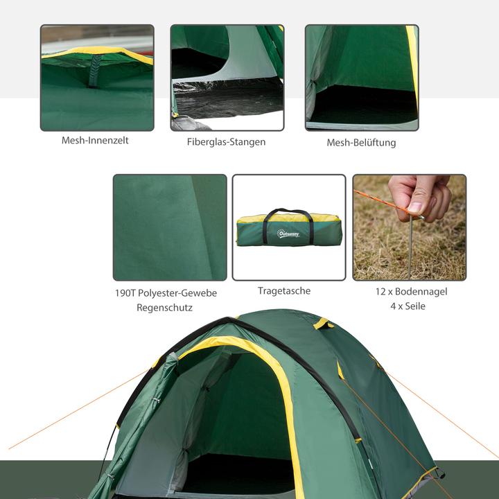 Image du produit Jamb Kuppelzelt (Tente igloo, 3.85 kg, 2 personnes)