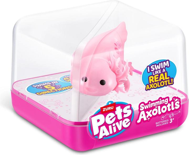 Productafbeelding Zuru HUISDIEREN LEVEND-WATER-GEACTIVEERD-ZWEMMEN AXOLOTL,S1,KUBUS,UQ,12PC
