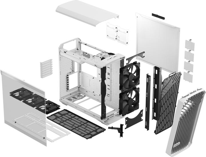 Produktbild Fractal Torrent White TG Clear (ATX)