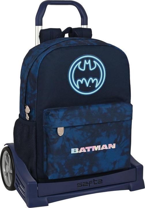 Batman Schulrucksack mit Rädern Legendary Marineblau 32 x 43 x 14 cm