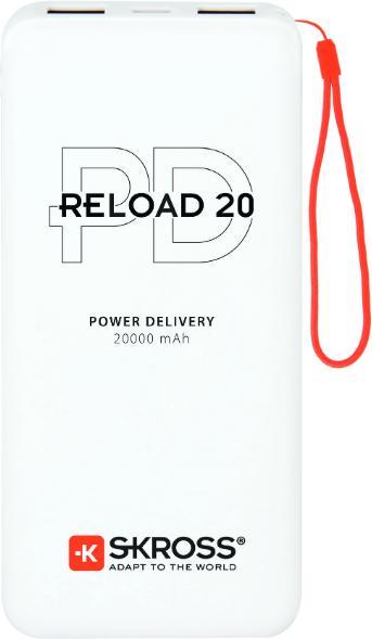 Image du produit Skross Recharger 20 (20000 mAh, 18 W, 74 Wh)