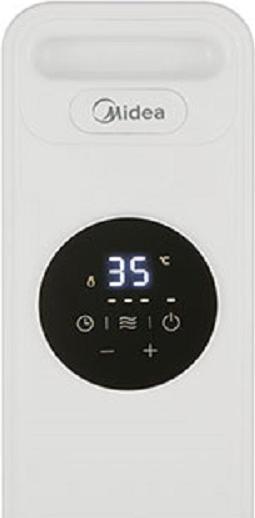 Actual product image Midea NY2513-20MR Oil radiator (2500 W)
