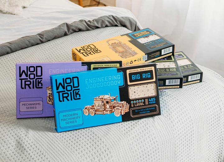 Immagine prodotto Wood Trick Camion - autoarticolato - kit di costruzione in legno 3D