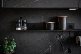 Actual product image Wenko Storage Jar Mio black (0.70 l)