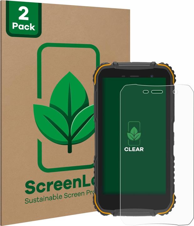 Immagine prodotto ScreenLeaf Pellicola protettiva sostenibile Pellicola protettiva dello schermo chiara trasparente (2 Pezzo/i, Doogee S35)