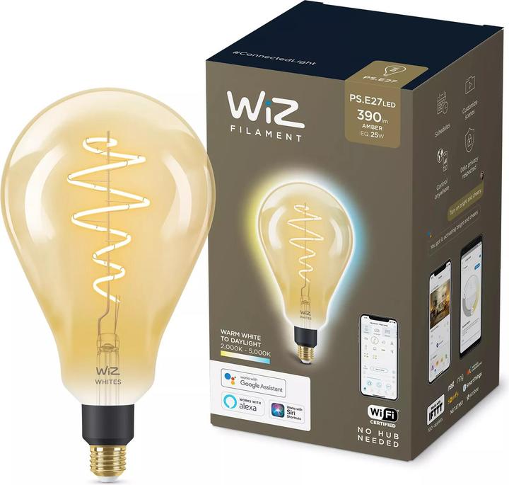 Immagine prodotto WiZ Filamento d'epoca (E27, 6.50 W, 390 lm, 1 x, E)