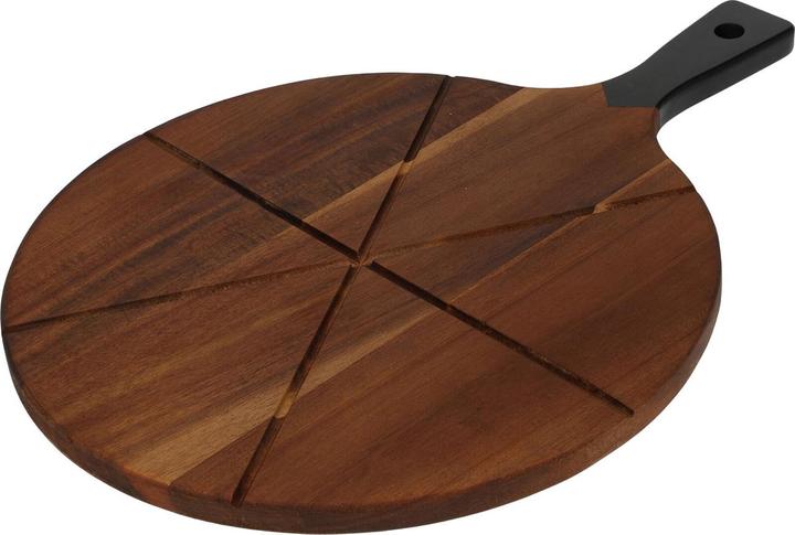 Image du produit Excellent Houseware Planche à pizza en acacia avec coupe-pizza