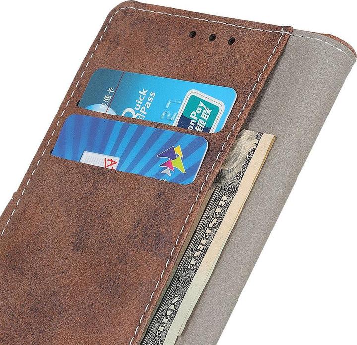 Actual product image Cover-Discount Nokia 5.3 - Vintage Case Suede Optics brown (Nokia 5.3)