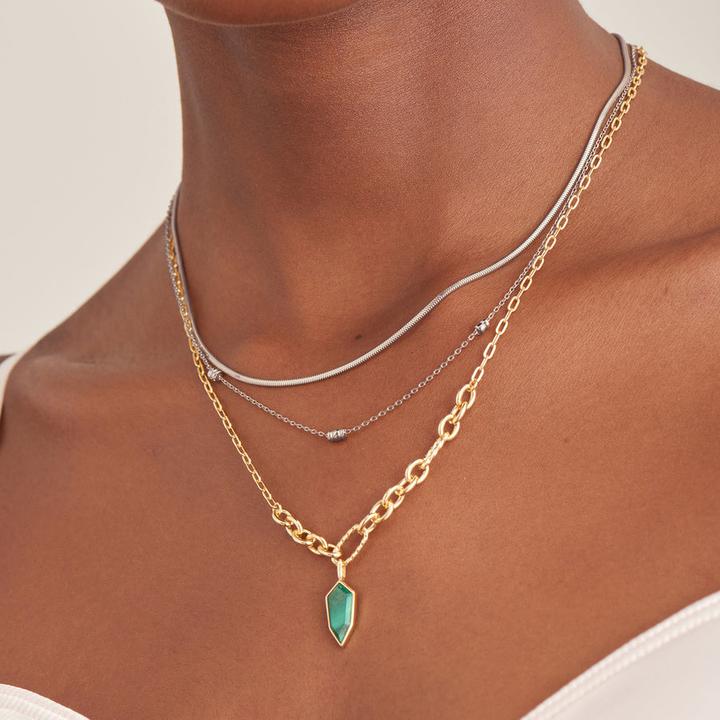 Immagine prodotto Ania Haie Collana con catena a serpente in argento 925 (Argento 925, 38 cm)