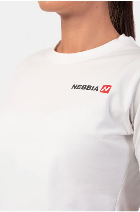 Produktbild Nebbia Minimalist Logo Crop Top 600 Cream (XS)