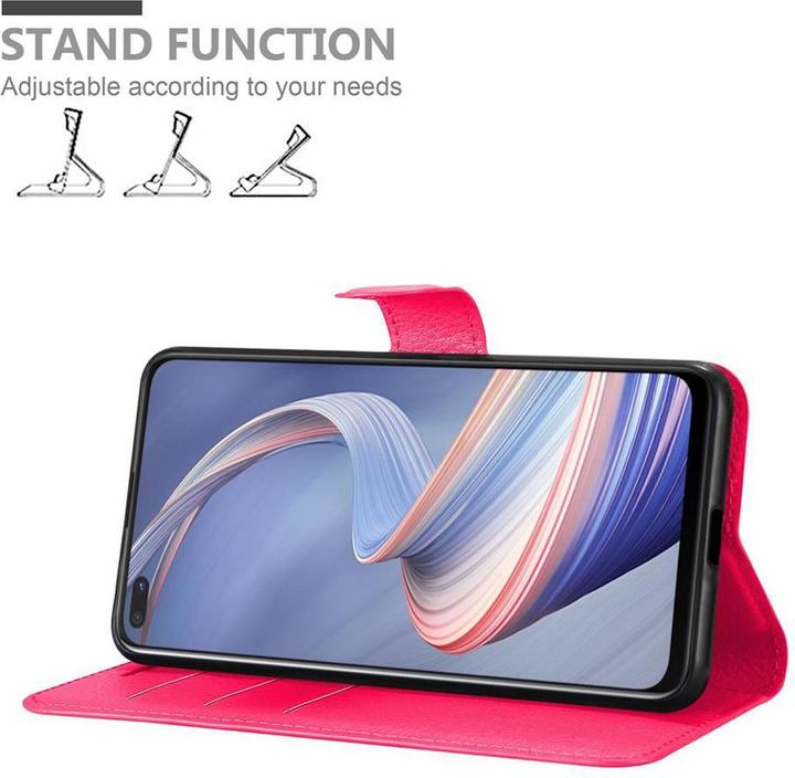 Actual product image Cadorabo Book with stand function cover (Oppo A92s)