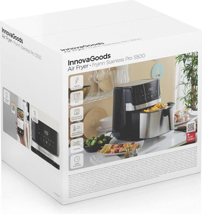 Produktbild JTI Ölfreie Fritteuse - 1700 W - 5,5 l (EU-Stecker)