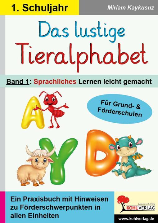 Produktbild Das lustige Tieralphabet 1 (Deutsch, Miriam Kaykusuz, 2022)