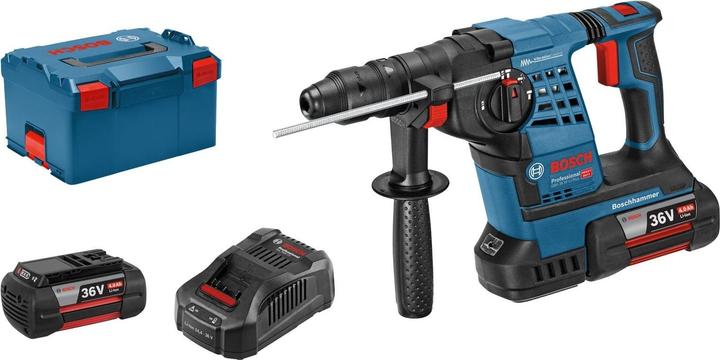 Bosch Professional GBH 36 V-LI Plus, 2 x 4.0Ah batteries (Rechargeable battery operated)