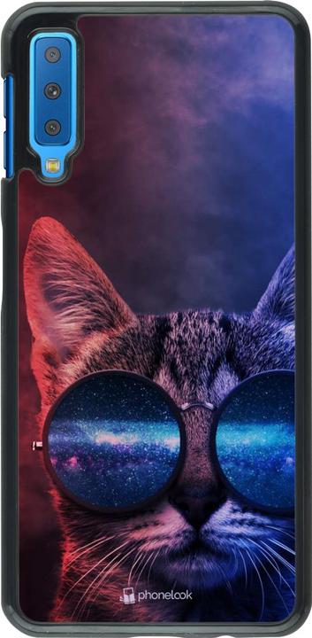 Produktbild PhoneLook Hülle Red Blue Cat Glasses (Samsung Galaxy A7)
