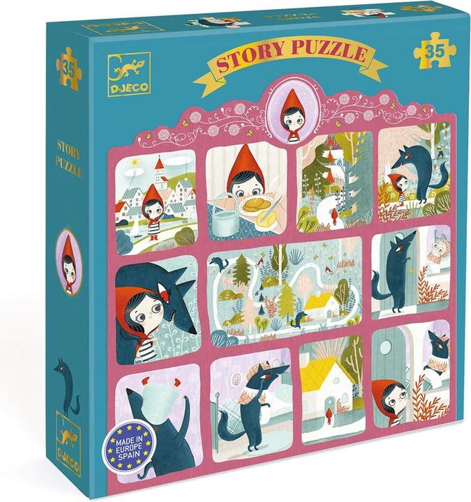 Actual product image Djeco Story puzzle Little Red Riding Hood 35 pieces (35 pieces)